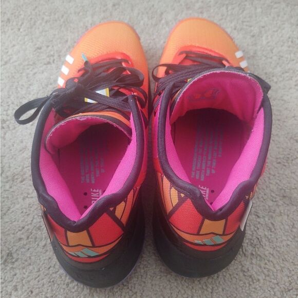 Adidas D.O.N. Issue 4 Day Of The Dead Orange Men Basketball Sneakers Size 13.5 - Picture 5 of 8